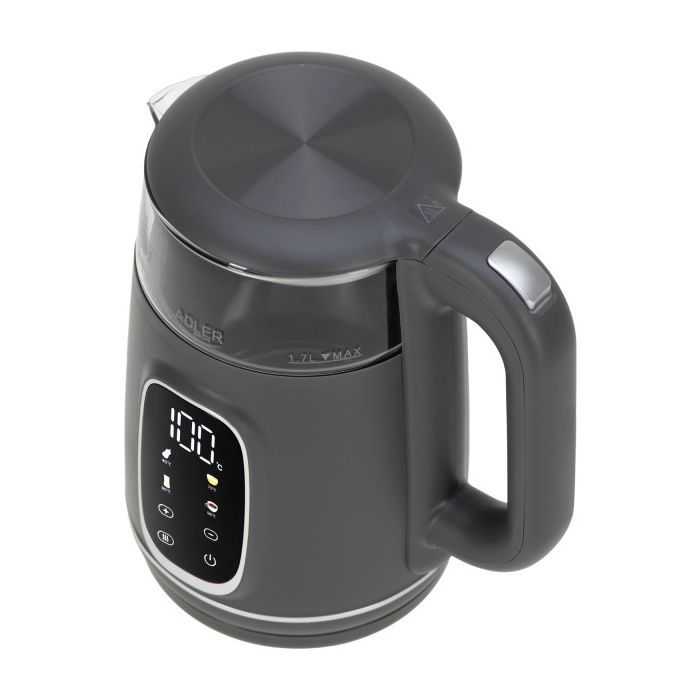 Електрочайник Adler AD 1305 grey зображення 2