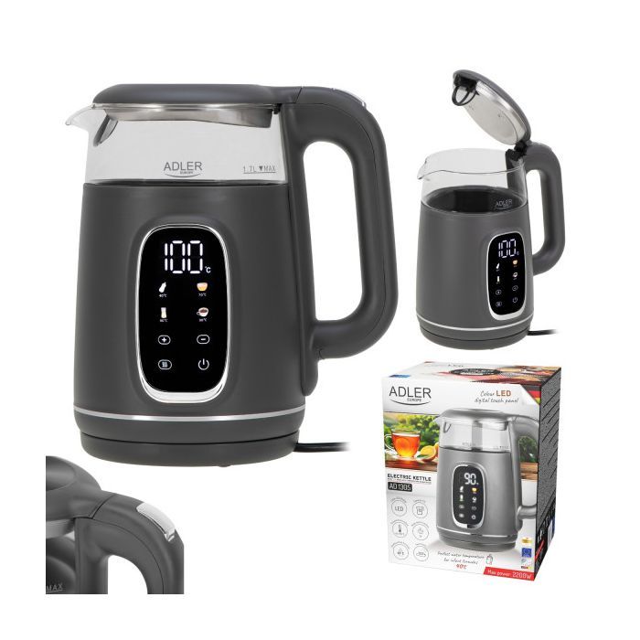 Електрочайник Adler AD 1305 grey зображення 6