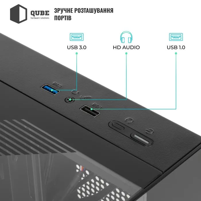 Корпус Qube AQUARIUM_GBNU3 зображення 11