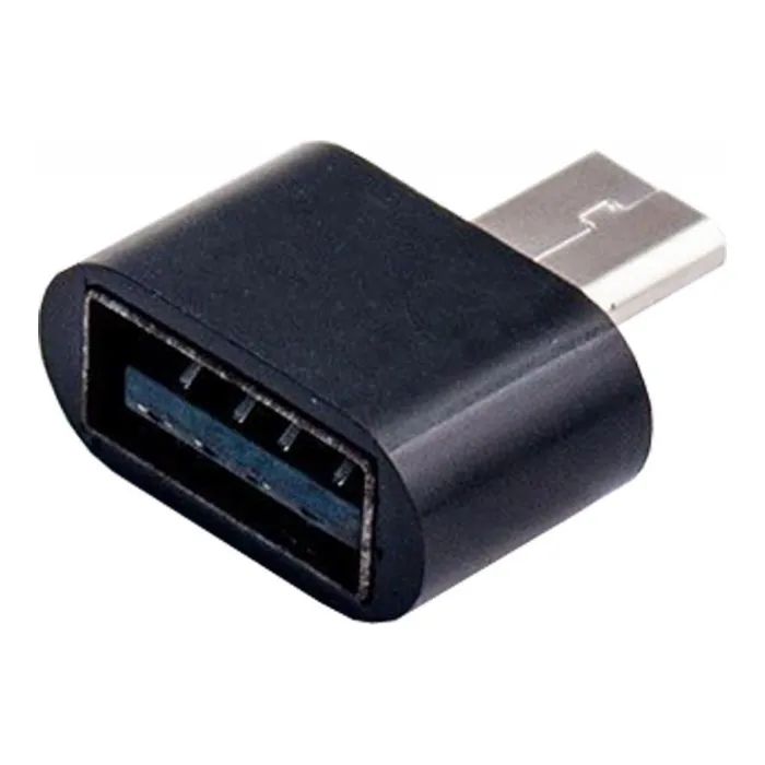 Перехідник OTG USB 2.0 AM to Micro 5P white Dengos (ADP-008-WHITE) зображення 2