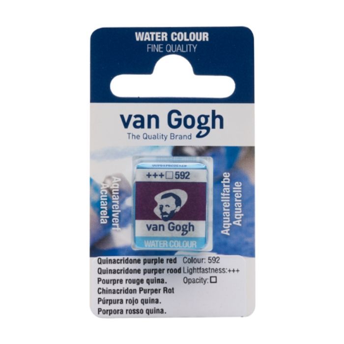 Акварельні фарби Royal Talens Van Gogh (592), фіолетово-червоний, кювета (8712079419400)