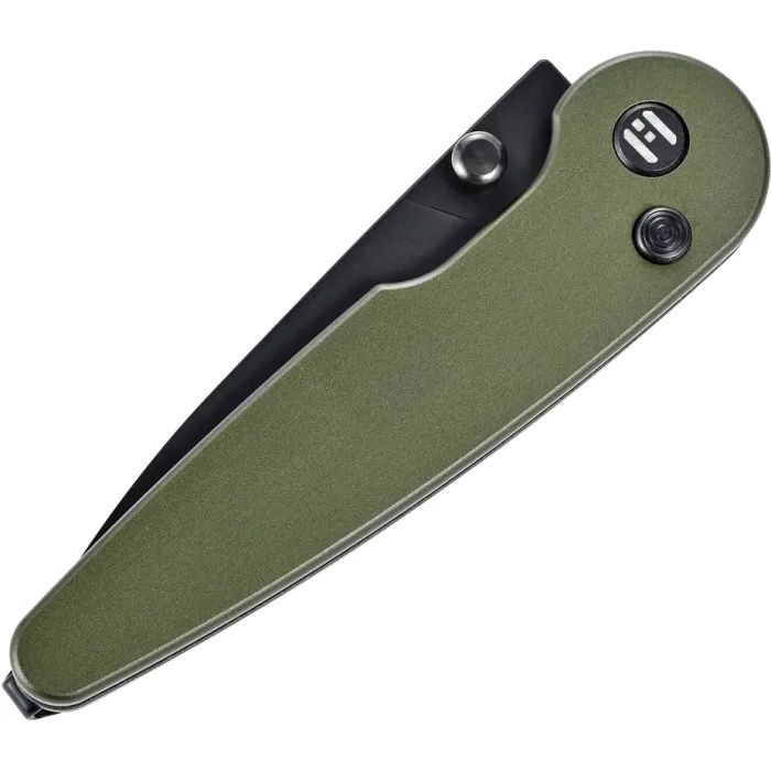 Ніж Hightron Birdidi, D2, алюміній, чорний, чорний клинок (HK06BLK) зображення 5