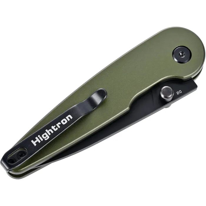 Ніж Hightron Birdidi, D2, алюміній, чорний, чорний клинок (HK06BLK) зображення 6