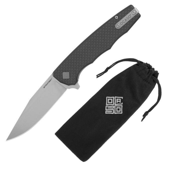 Нож Ocaso Strategy, Carbon Fiber + G-10, Satin (29BCD) изображение 7