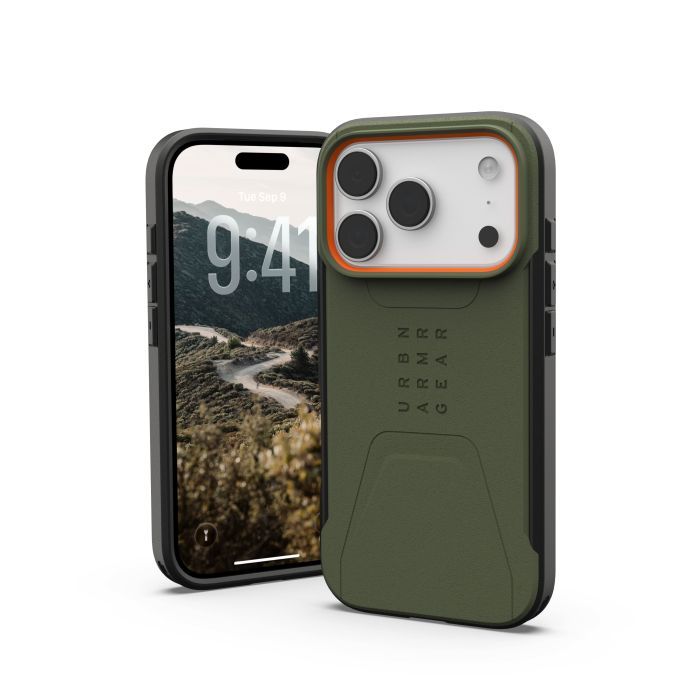 Чехол для мобильного телефона UAG iPhone 17 Pro Civilian MagSafe Olive/Orange (114545117297) изображение 2