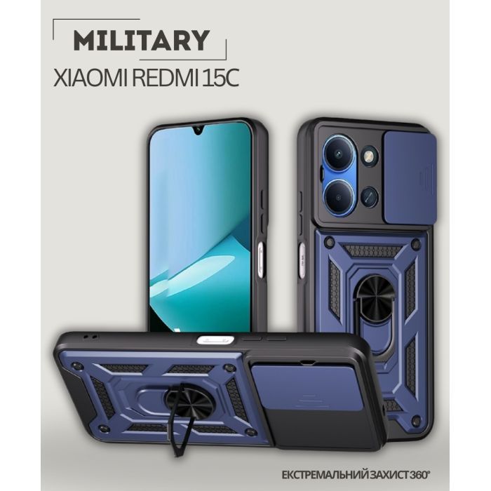 Чехол для мобильного телефона BeCover Military Xiaomi Redmi 15С 4G/5G Black (713925) изображение 6