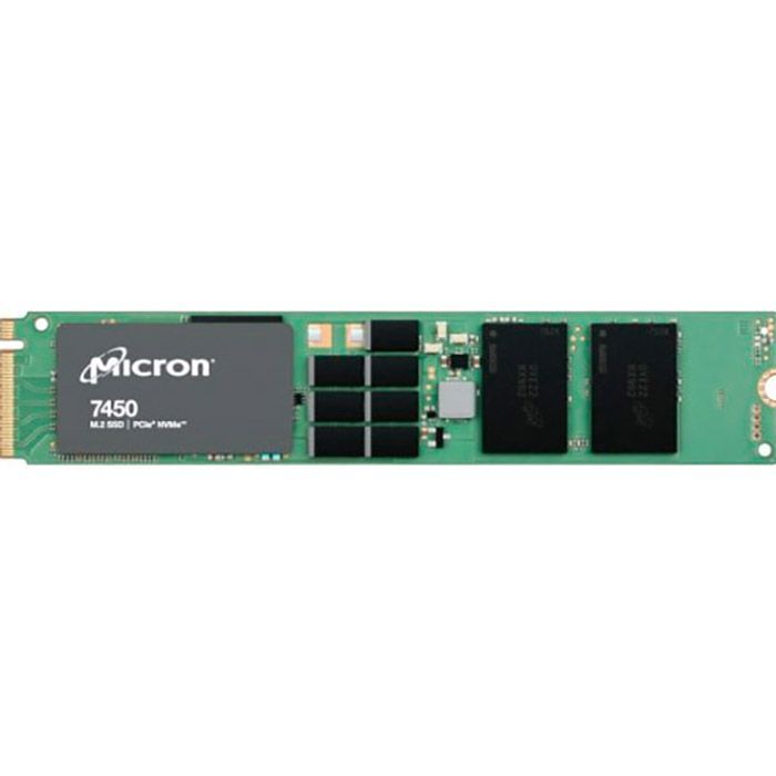 Накопичувач SSD для сервера Micron 7450 PRO 1920GB NVMe M.2 (22x110) Non-SED Enterprise SSD (MTFDKBG1T9TFR-1BC1ZABYYR)