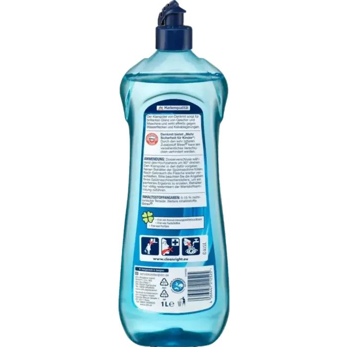Ополіскувач для посудомийних машин DenkMit 1 л (4066447789324) зображення 2