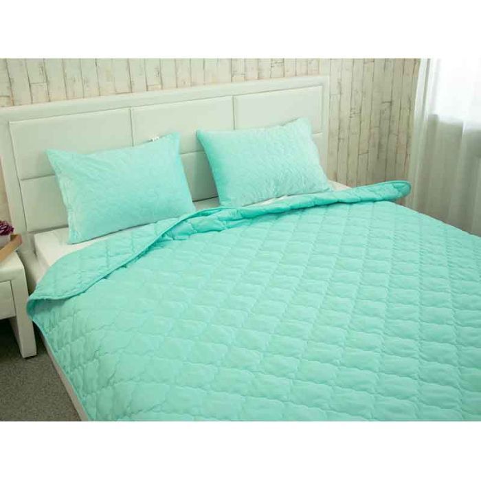 Ковдра Руно силіконова бірюзова 155х210 (317.52СЛКУ_Бірюзовий) зображення 6