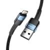 Дата кабель USB 2.0 AM to Lightning 2.0m 2.4A blue Essager (EXCL-XCA03) зображення 2