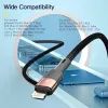 Дата кабель USB 2.0 AM to Lightning 2.0m 2.4A blue Essager (EXCL-XCA03) зображення 7