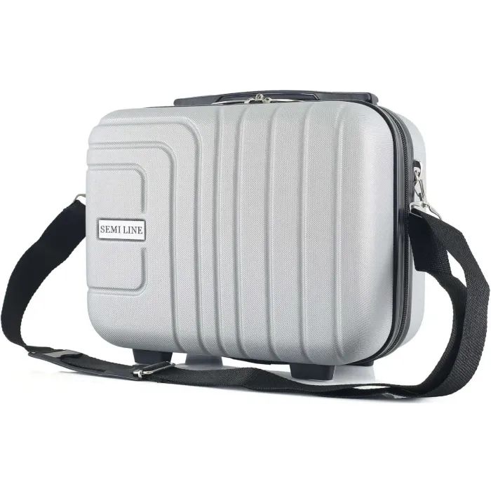 Косметичка Semi Line Бьюті-кейс 18L Light Grey (DAS302940) > ціни в Києві та Україні Косметичка Semi Line Бьюті-кейс 18L Light Grey (DAS302940)