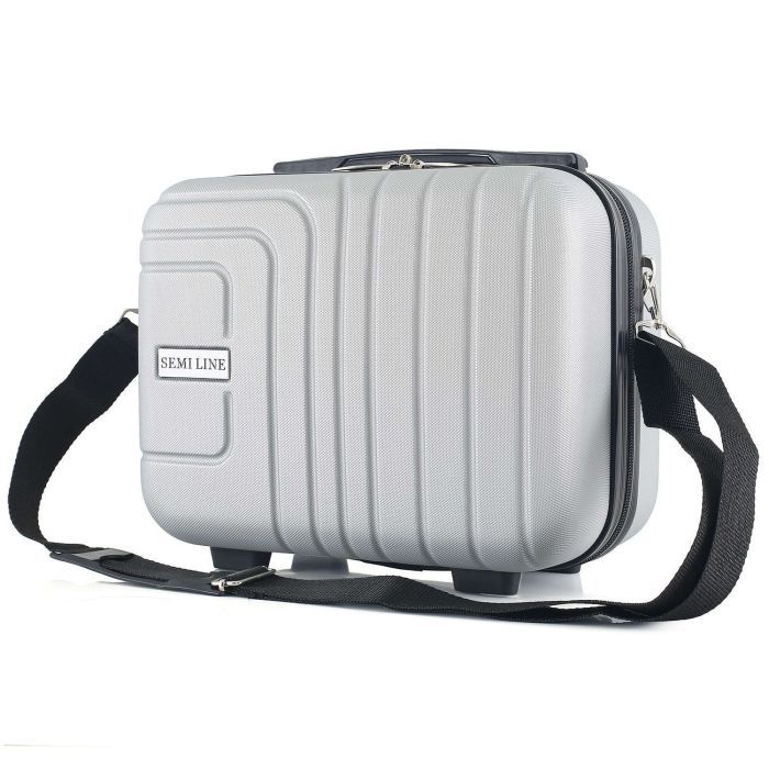 Косметичка Semi Line Бьюти-кейс 18L Light Grey (DAS302940)