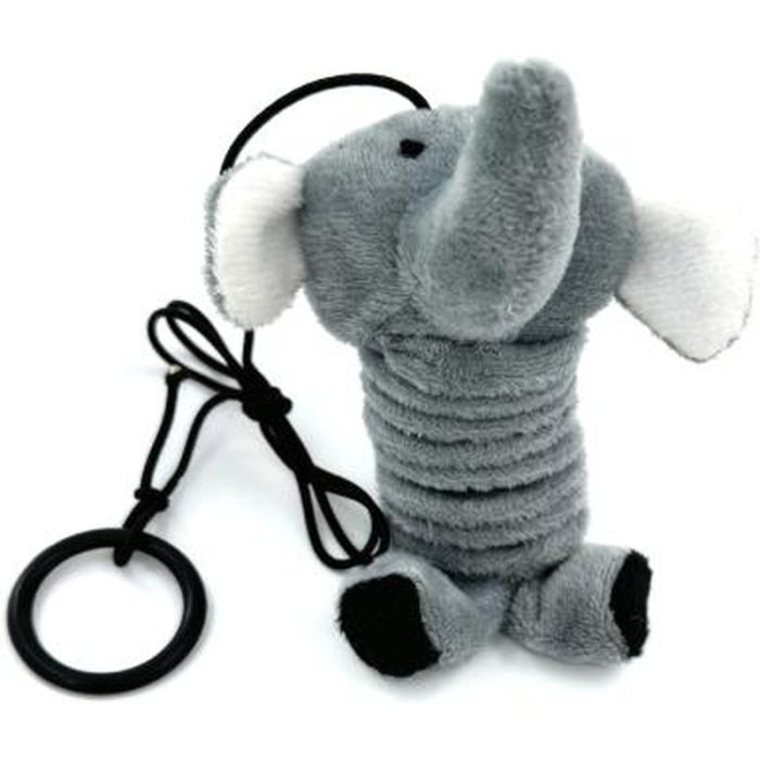 Іграшка для котів Hippie Pet Слоник з мотузкою 14 см (HIPCT2304005-2)