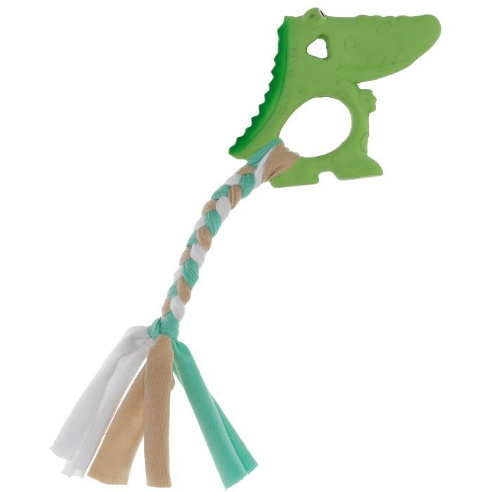 Игрушка для собак MISOKO&CO Крокодил разноцветный 23 см (BEIRJ03457)