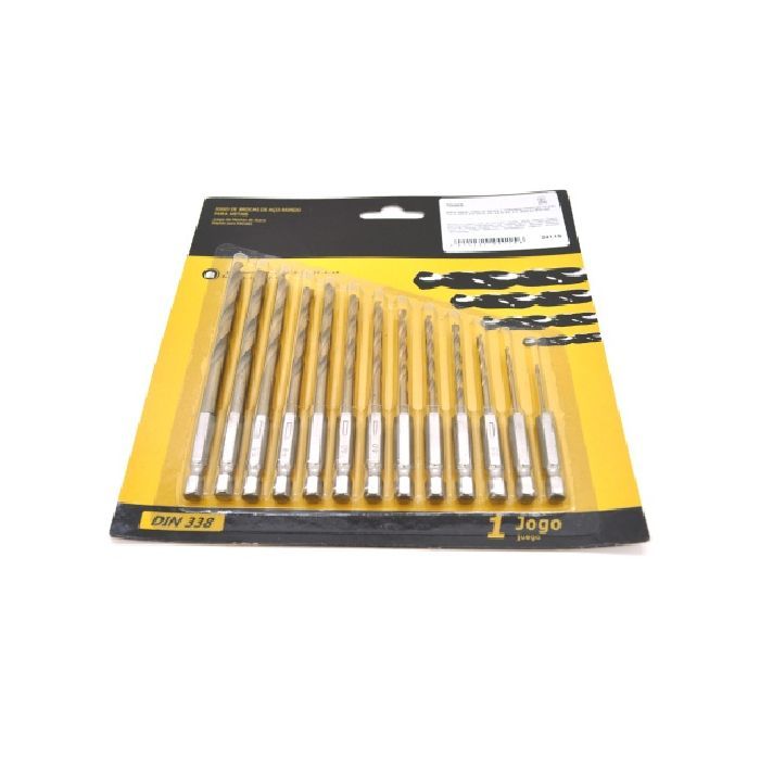 Набор сверл YOSO по металлу, титановое покрытие 13 шт. (TD003)