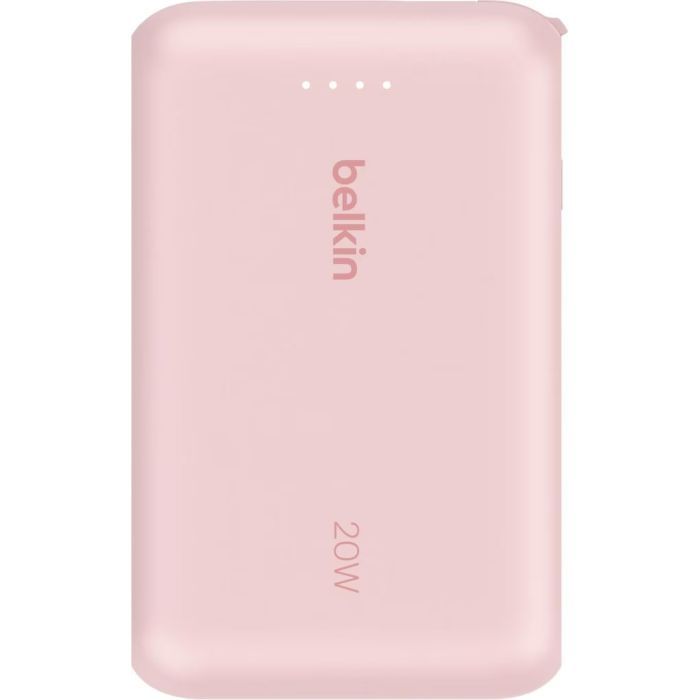 Батарея універсальна Belkin 10000mAh, 20W, USB-C, Pink (BPB021HQPK)