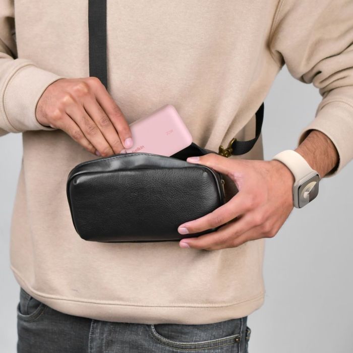 Батарея універсальна Belkin 10000mAh, 20W, USB-C, Pink (BPB021HQPK) зображення 8