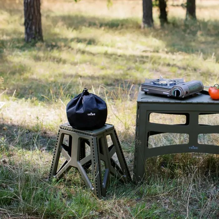 Стілець складаний Tribe Camp Chair High пластиковий Olive (T-EF-0002-olive) зображення 10