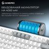 Клавіатура GamePro Asgard Yord Wireless/Bluetooth/USB UA White (MK266WH) зображення 10