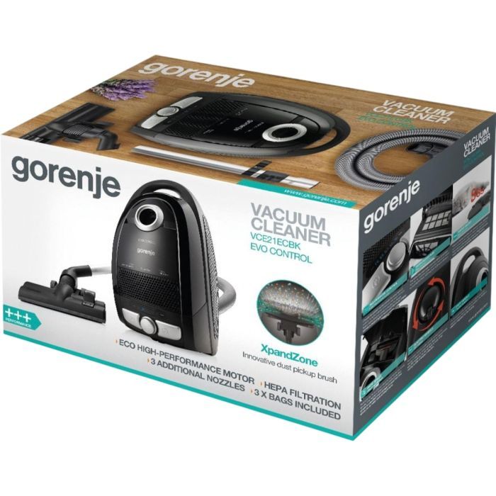 Пылесос Gorenje VCE 21 ECBK (VCE21ECBK) изображение 11