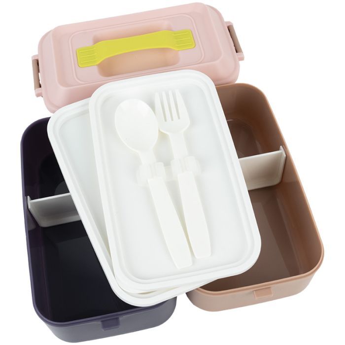 Ланч-бокс Kite подвійний з наповненням 2000 мл бежевий (K25-1184-1) зображення 3