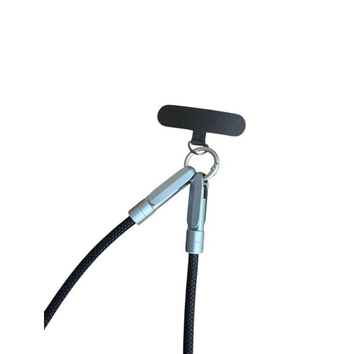 Дата кабель USB-C to USB-C 1.2m PD3.1 100W braided black XoKo (XK-SC-HLD-200-BK) зображення 2