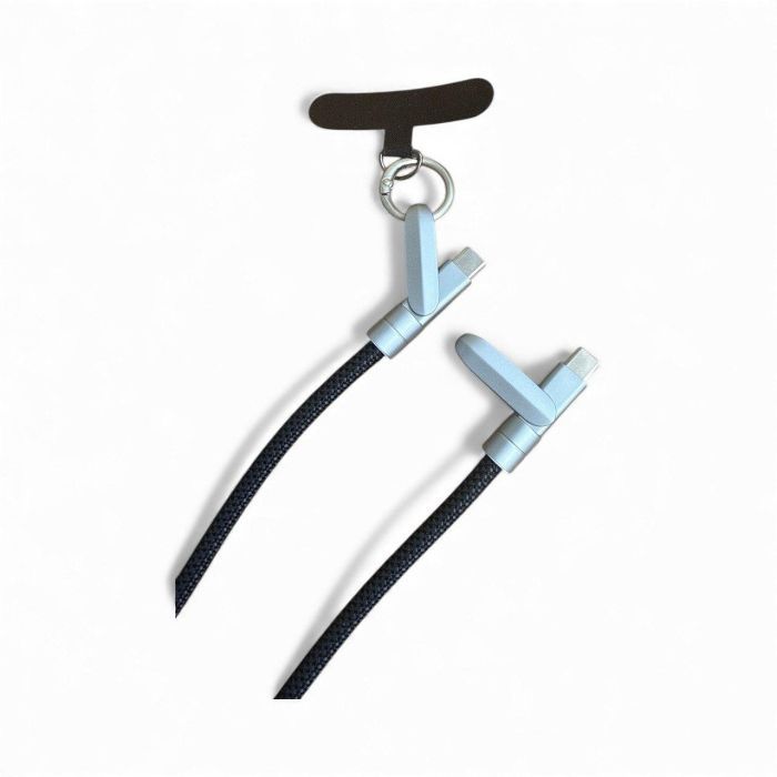 Дата кабель USB-C to USB-C 1.2m PD3.1 100W braided black XoKo (XK-SC-HLD-200-BK) зображення 3