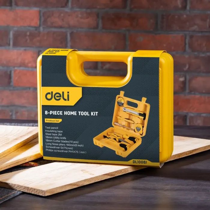 Набор инструментов Deli 8 шт. (EDL1008J) изображение 2