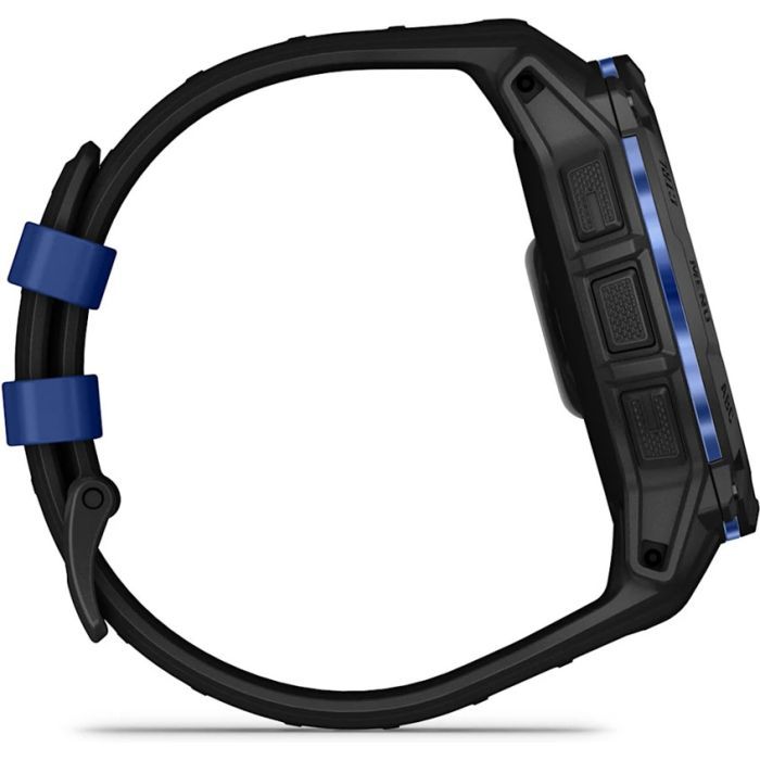 Смарт-часы Garmin Instinct 3, 50mm, AMOLED, Black with Bolt Blue Accents, GPS смарт-годинник (010-03020-03) изображение 4