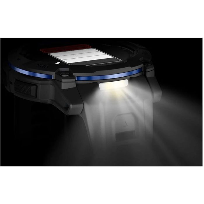 Смарт-часы Garmin Instinct 3, 50mm, AMOLED, Black with Bolt Blue Accents, GPS смарт-годинник (010-03020-03) изображение 8