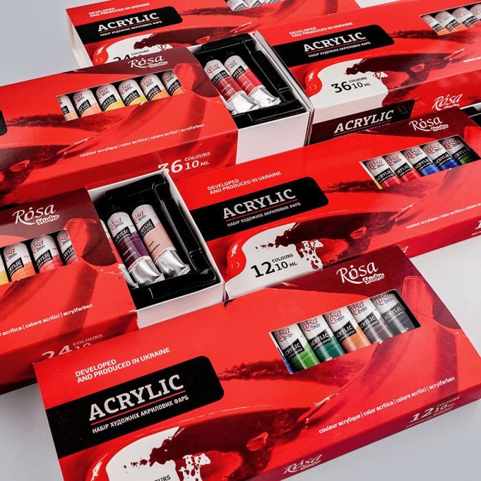 Акриловые краски Rosa Studio 36*10мл (4823098538394) изображение 6
