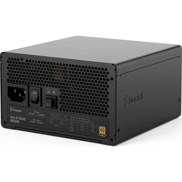 Блок питания Fractal Design 850W Ion 3 Gold (FD-P-IA3G-850-EU) изображение 3