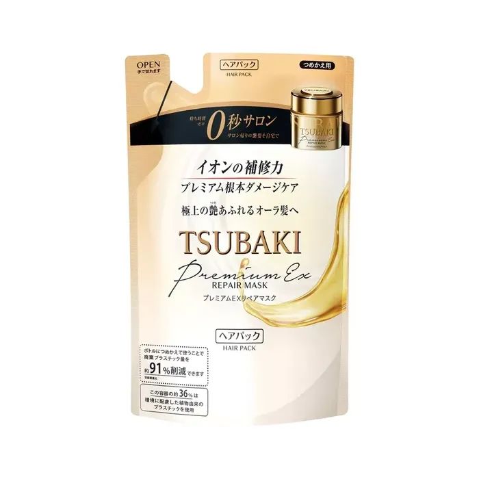 Маска для волос Tsubaki Premium Ex Premium Repair Mask Дой-пак 150 г (4550516485694)
