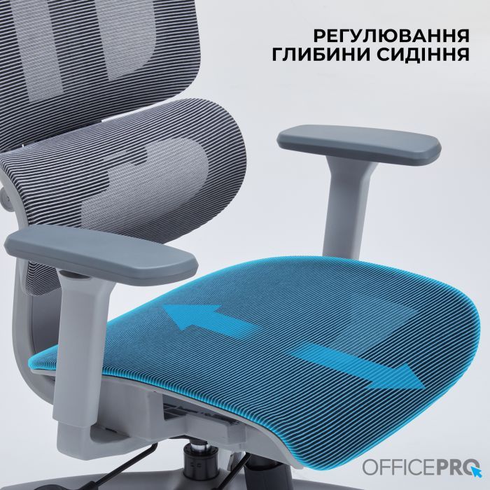 Офісне крісло OfficePro Skyline OC680B Black (OC680B) зображення 12