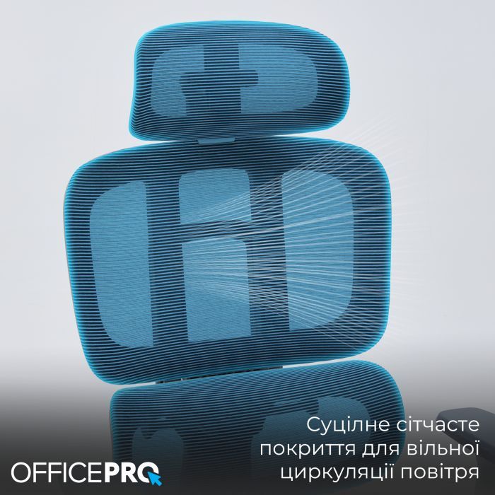 Офісне крісло OfficePro Skyline OC680B Black (OC680B) зображення 8