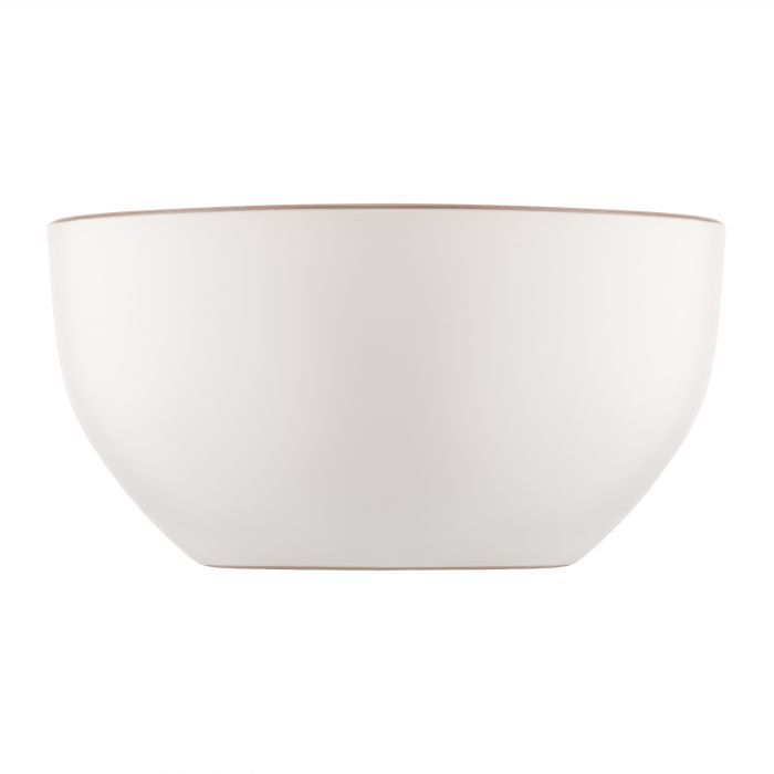 Салатник Ardesto Asti 670мл, 14.2см, кераміка, білий (AR1414AW) изображение 3