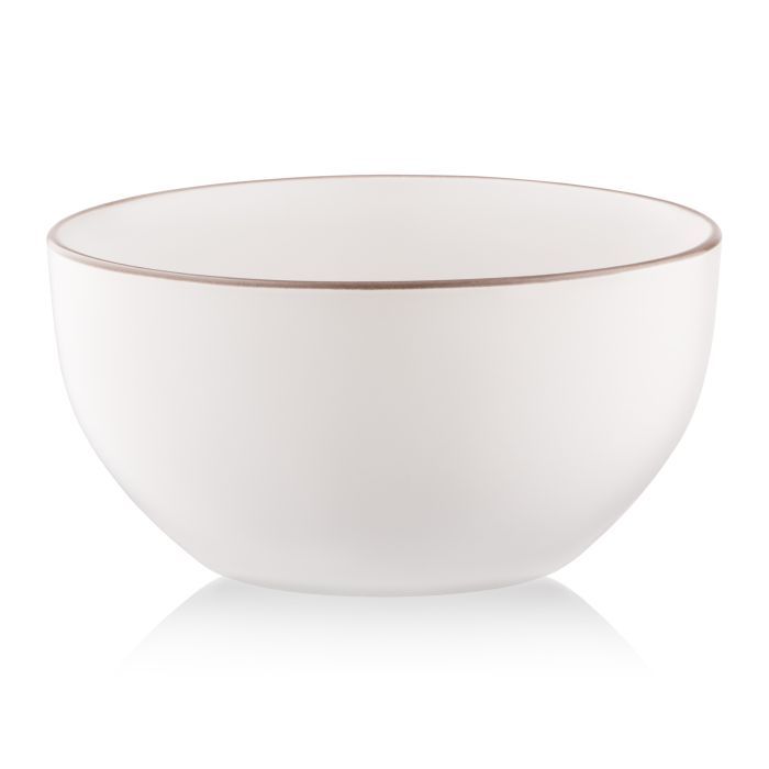 Салатник Ardesto Asti 670мл, 14.2см, кераміка, білий (AR1414AW) изображение 4