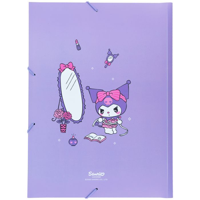 Папка на резинках Kite A4 Kuromi (HK25-247-1) зображення 3