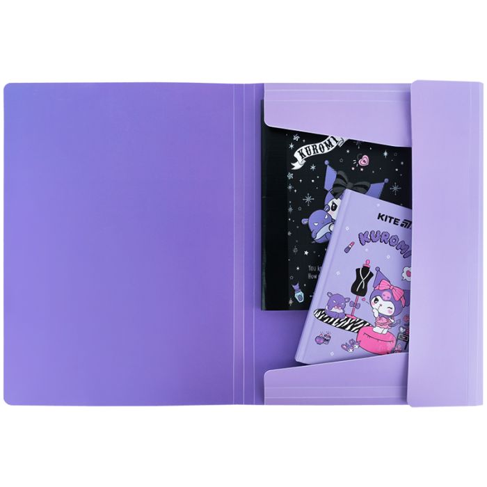 Папка на резинках Kite A4 Kuromi (HK25-247-1) зображення 4