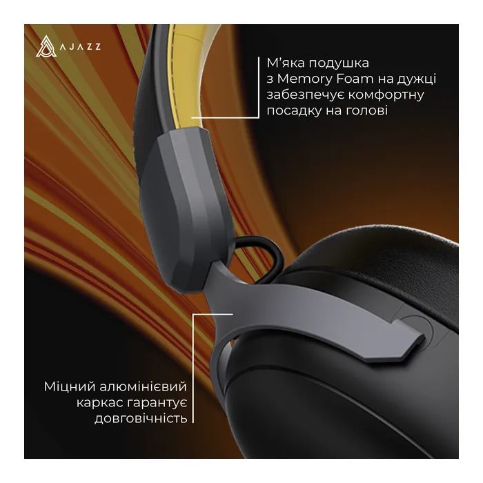 Наушники Ajazz AHM08 MAX 3-Mode Black (AHM08-MAX-BGY) изображение 11
