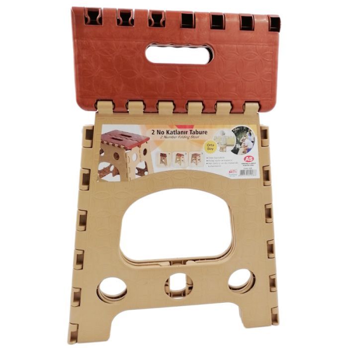 Стул складной Planet 36 см коричнево-бежевый (10715) изображение 3