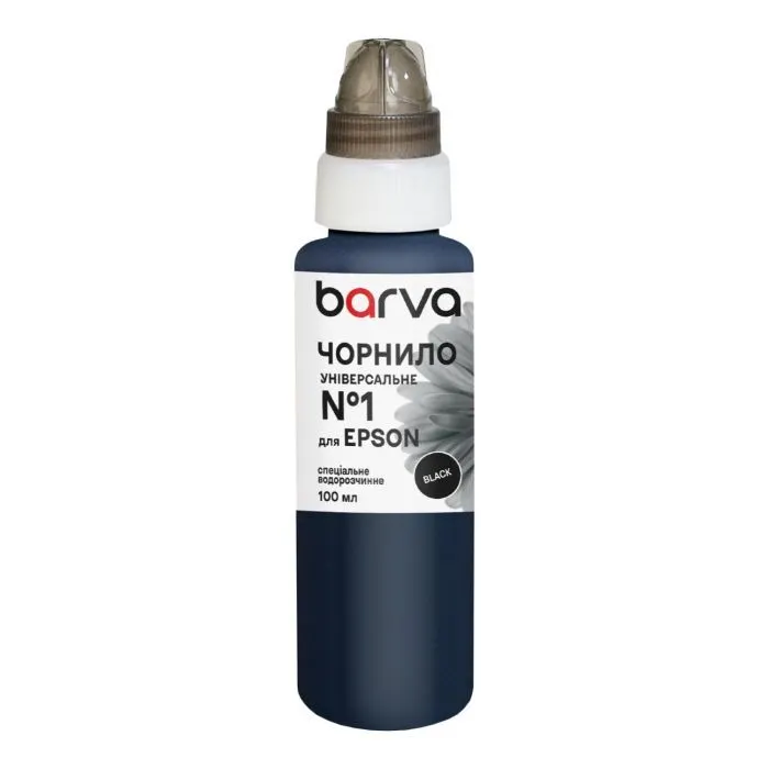 Чернила Barva Epson 1 100 мл, universal, black (EU1-445e)