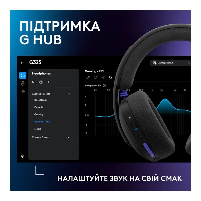 Наушники Logitech G325 Lightspeed White (981-001531) изображение 10