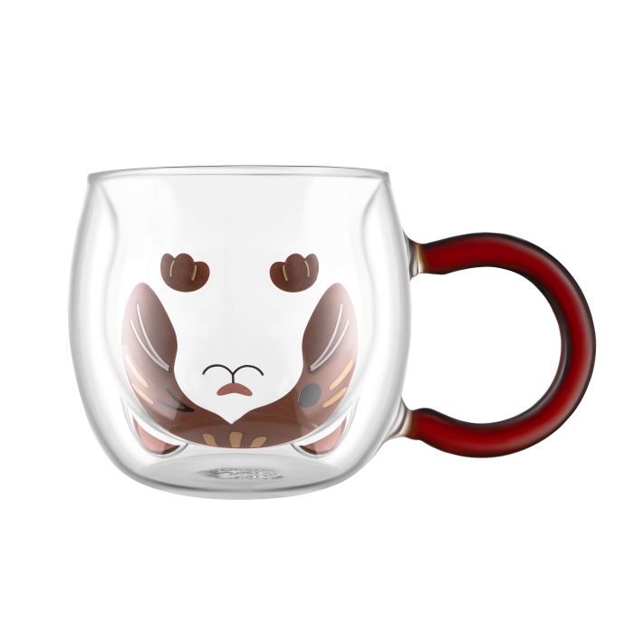 Набор чашек Ardesto Animals 280мл, 2шт, боросилікатне скло, прозорий (AR2628BC) изображение 2