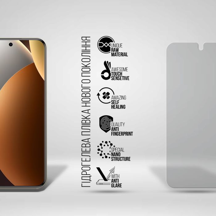 Пленка защитная Armorstandart hydrogel Matte Xiaomi Redmi Note 15 Pro Plus 5G (ARM89632) изображение 2