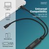 Дата кабель USB-C to 2xUSB-C 1.8m 140W black Digitus (AK-300170-018-S) зображення 5