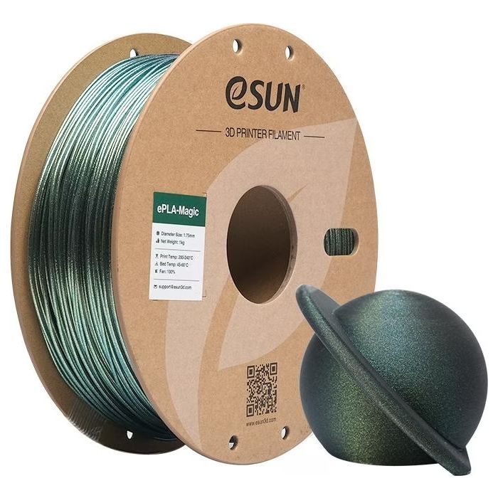Пластик для 3D-принтера eSUN ePLA-Magic Dark Twinkling 1,75mm 1kg GOLD (EPLA-MAGIC-P175DTJ1)