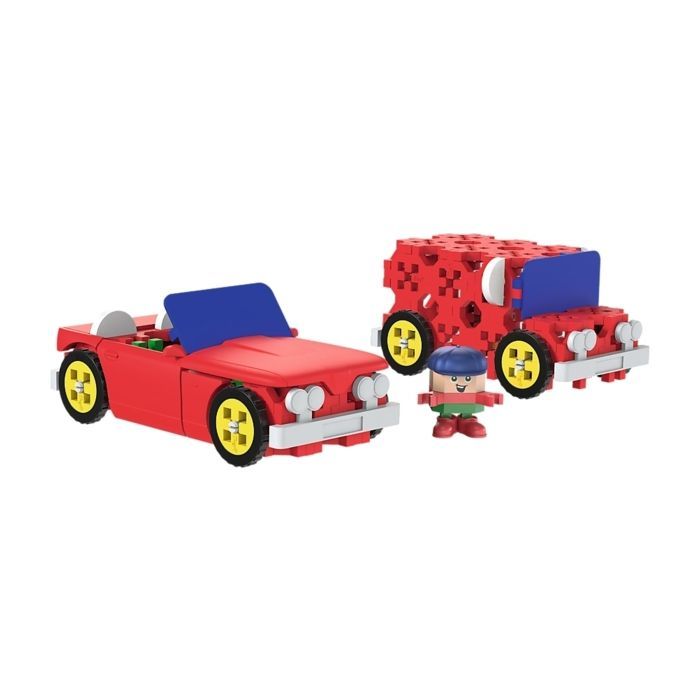 Конструктор Trefl Connect Cabriolet Delivery Truck 2 в 1, 87 елементів (5900511619706)