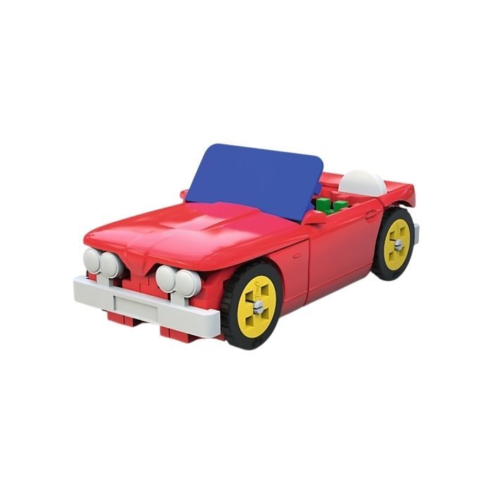 Конструктор Trefl Connect Cabriolet Delivery Truck 2 в 1, 87 елементів (5900511619706) зображення 2